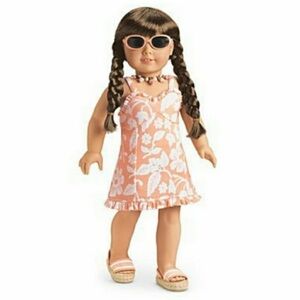 American Girl Molly mcintire swimsuit retired rare Swim Beach Set